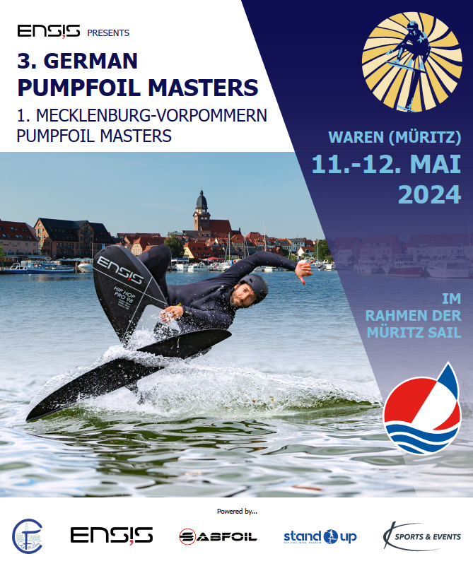 Poster German Pumpfoil Masters 2024 Waren